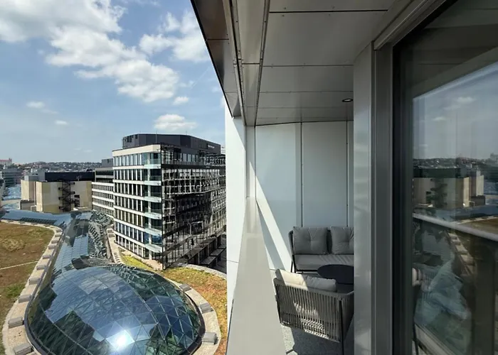 아파트 Eurovea Tower River View Down Town